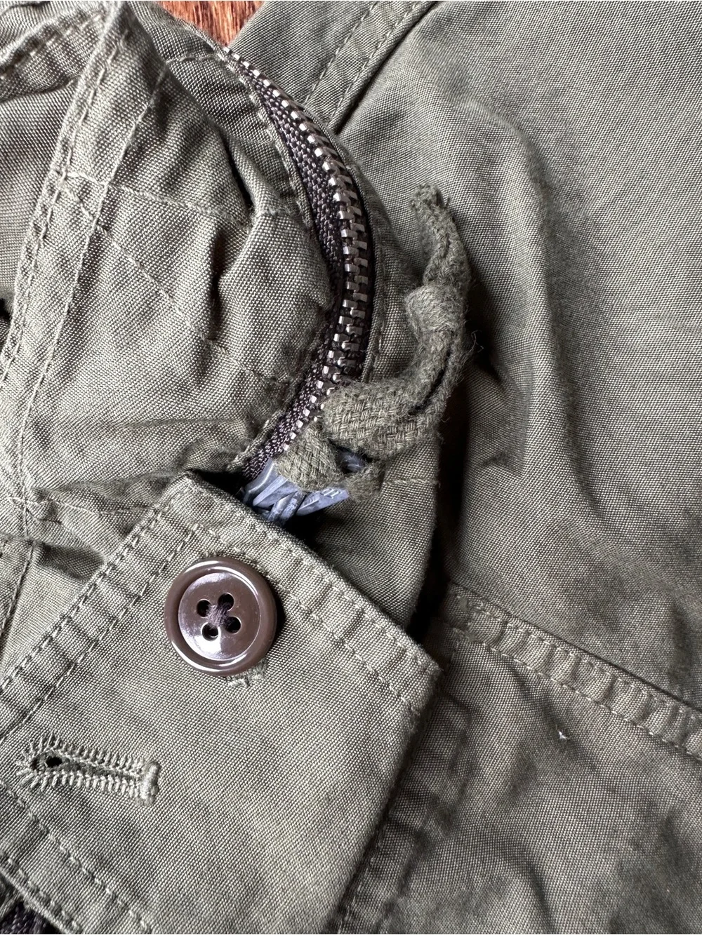 J. Crew Olive Green Mechanic Military Field Jacket Small